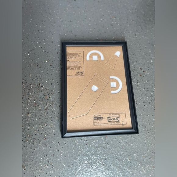 NEW! 5” x 7” Feather Framed ArtWork NWT Non-Glare Display Table or Wall … - Picture 4 of 4